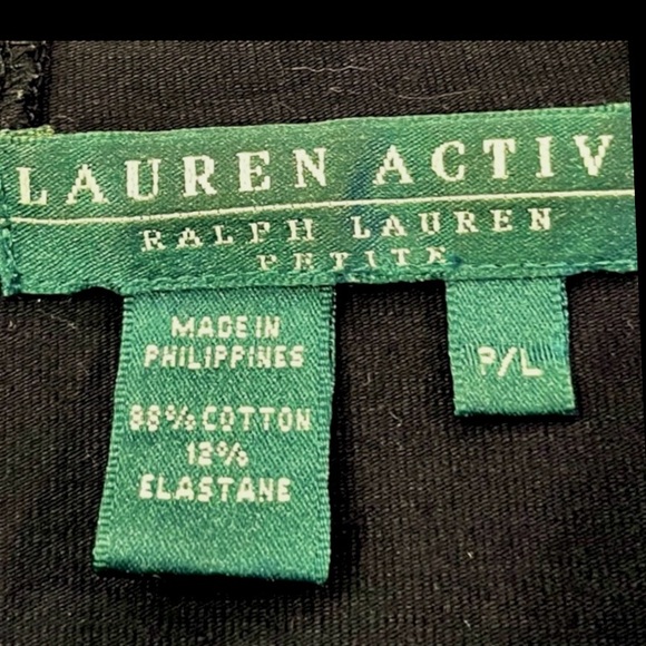 NWOT~Ralph Lauren-Women’s Full Zip Jacket-Hoodie-Size LP~Black~Cotton - Picture 6 of 7